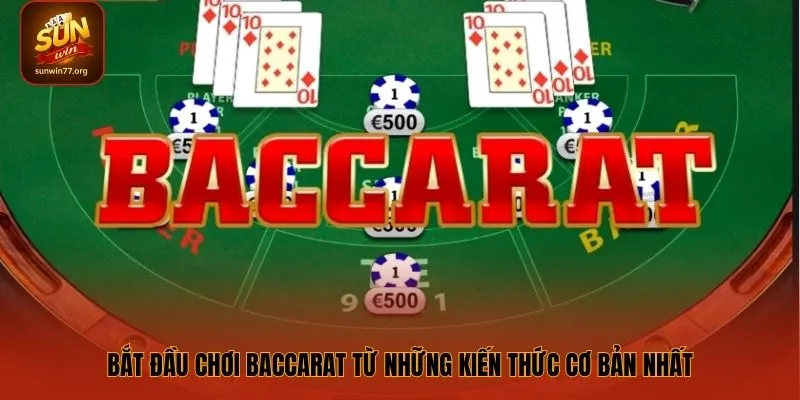 Bắt đầu chơi baccarat từ những kiến thức cơ bản nhất