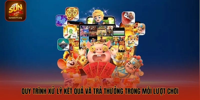 Quy trình xử lý kết quả và trả thưởng trong mỗi lượt chơi